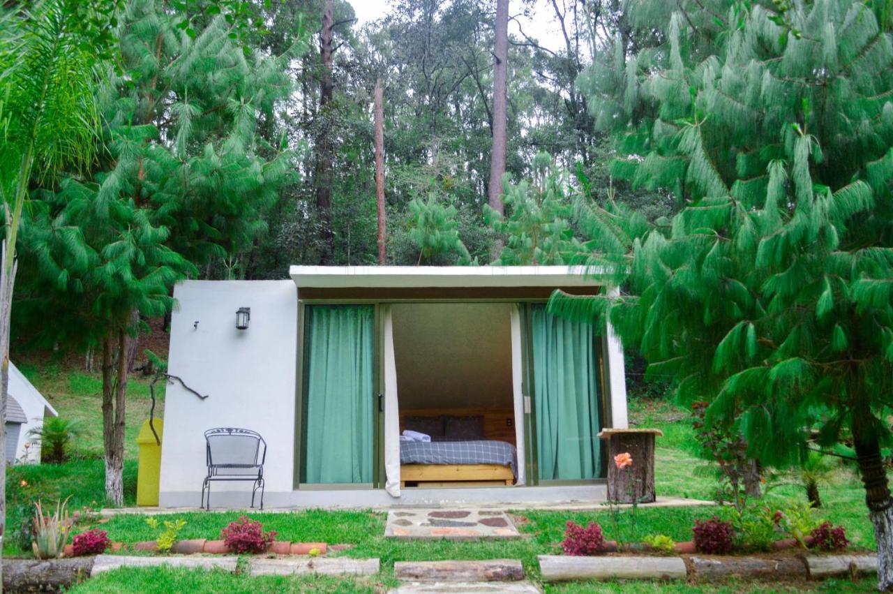Romanticas Cabanas En Bosque Acaxochitlán Exteriér fotografie