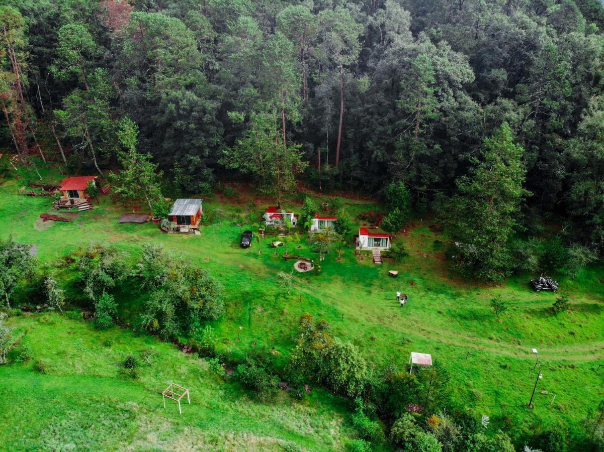 Romanticas Cabanas En Bosque Acaxochitlán Exteriér fotografie